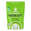 Lakanto Sugar Free Matcha Latte - Green Tea Powder with Shelf Stable Probiotics and Fiber, Sugar Free, Monk Fruit Sweetener, Keto Diet Friendly