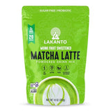 Lakanto Sugar Free Matcha Latte - Green Tea Powder with Shelf Stable Probiotics and Fiber, Sugar Free, Monk Fruit Sweetener, Keto Diet Friendly
