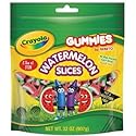 Bebeto Crayola Watermelon Slices Gummies 2 lbs - Fruity Chewy Candy Resealable Stand Up Pouch - Halal Peanut Free No HFCS - by Kervan