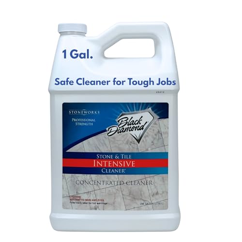 Black Diamond Stoneworks Stone & Tile Intensive Cleaner: Concentrated Deep Cleaner, Marble, Limestone, Travertine, Granite, Slate, Ceramic & Porcelain