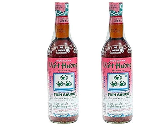 Three Crabs Brand Fish Sauce, 24-Ounce Bottle Two Pack