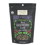 Frontier Co-op Organic Cut and Sifted Red Raspberry Leaf 1.48oz - For Red Raspberry Leaf Tea, Cafe, Restaurant Supply and More - Naturally Caffeine