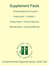 Cinchona Bark Officinalis 1/4 Pound Cut