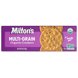 Milton's Organic Crackers, Multi-Grain - Certified Organic, Non-GMO Project Verified, Kosher, Made With 4 Whole Grains & 3 Seeds, Great