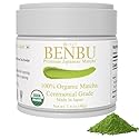 BENBU Matcha Powder - USDA Organic Ceremonial Grade, First Harvest, Stone-Milled in Japan, Authentic Japanese Green Tea, No Additives, 1.4 oz (40g)