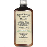 Leather Milk Leather Cleaner - Straight Cleaner No. 2 - All Natural, Non-Toxic Deep Cleaner Made in The USA. 2 Sizes. Includes Premium Cleaning Pad!