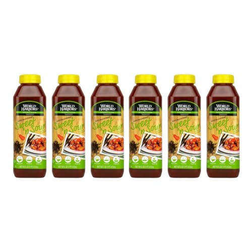 World Harbors Maui Sweet and Sour Sauce - Hawaii Style Perfect for Dipping, Dumplings, Chicken Nuggets, Various Meats Including Beef, Pork, Seafood