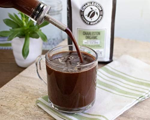 Charleston Coffee Roasters | Specialty Organic Ground Coffee | Hand Picked, Premium Slow Roast (Charleston Organic, Medium Roast) 28oz