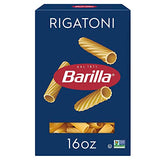Barilla Rigatoni Pasta, 16 oz. Box - Non-GMO, Made with Durum Wheat Semolina - Kosher Certified