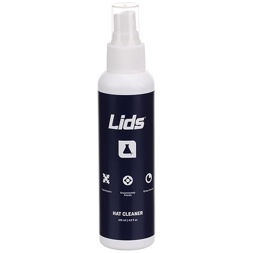 Lids Premium Hat Cleaner Spray (4.2 fl oz) - Plant-Based, Biodegradable Cap Cleaning Mist | Cleans & Protects for 3 Days | Non-Toxic, Skin-Safe Odor