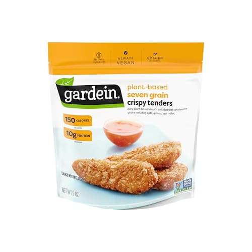 Gardein Plant-Based Seven Grain Crispy Tenders, Vegan, Frozen Meat Alternative, 9 oz.