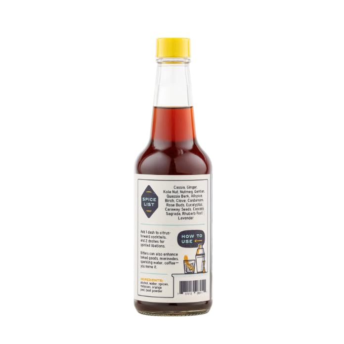 Bittercube All Day Cocktail Bitters, 10 fl oz Aromatic - Classic Spice Blend with Cassia, Ginger, Nutmeg & Gentian - Versatile for Old Fashioned