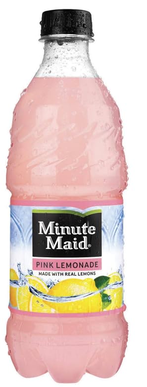 Minute Maid Pink Lemonade, 20 Oz bottles - Pack of 24