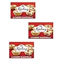 AMBARII Cherry Bakewell, Traditional British Pastry Tarts, 6 tart, Pack of 3