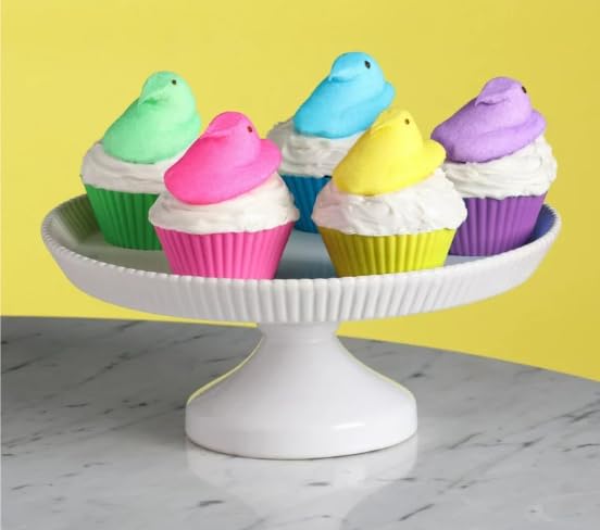 Peeps Marshmallow Chicks and Bunnies Variety Pack; Value Pack Bundle (Yellow/Blue)