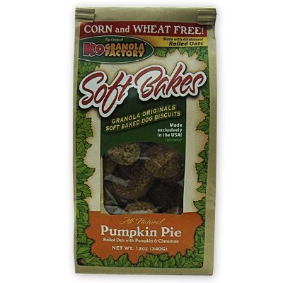 K9 Granola Factory Soft Bakes Pumpkin Pie 12oz Bags by K9 Granola Factory