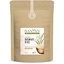 Banyan Botanicals White Basmati Rice - Organic & Pure Basmati Rice for Cooking Healthy Meals and Making Kitchari - With Resealable Zipper Bag - 5 lbs - Non-GMO Sustainably Sourced Vegan