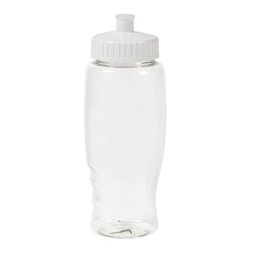 Fun Express 27 oz. Clear Plastic Water Bottles - 50 Pieces