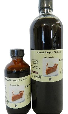 Pumpkin Pie Natural Flavor - Spiced Pumpkin Flavoring for Baking - Beverages - Sugar Free - Non-GMO - Kosher - Vegan - 8 oz