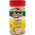 Sadaf Dried Garlic Sliced - Garlic for Cooking & Food Seasoning - Kosher & Vegetarian - 4.5 oz Bottle with Shaker Top