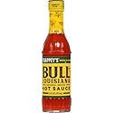 B&G Foods Trappey's Bull Brand Louisiana Hot Sauce Glass Bottle, 6 oz