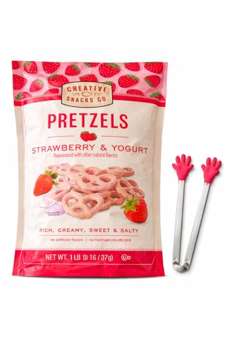 Creative Snacks Strawberry & Yogurt Pretzels 1 lb 8 oz. (680 g.)