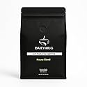 Daily Hug House Blend Coffee, 12oz Medium Roast Whole Bean - Air Roasted Small Batch, Notes of Milk Chocolate, Toasted Nuts, Brown Sugar & Citrus