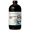 Harmony Leaf Masala Chai Concentrate, 16 oz, Black Tea and Spices Chai Latte Base, 1 to 1 Mix, Vegan, No Artificial Flavors