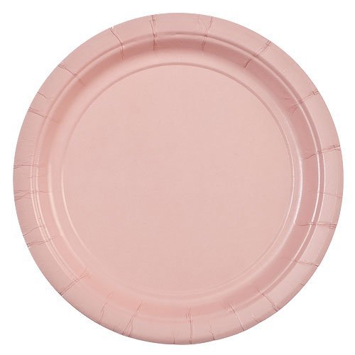 Party Dimensions 24 Count Paper Plate, 7-Inch, Pink