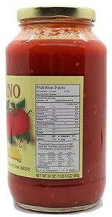 INGRASSELINO Roasted Garlic & Marinara Sauce combo, CHEF MADE, We Do Not Sacrifice On Quality Or Taste, We Only Produce The Best! (24 oz)