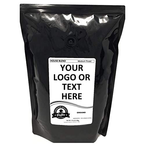 White Label Coffee, 11 Oz Medium Roast Bag, Black