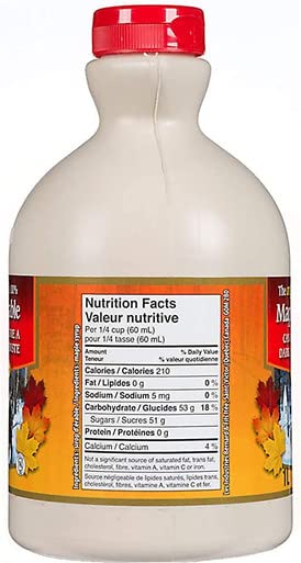 L B Maple Treat, Maple Syrup, Grade A, Amber, 4 Litre/1.06 Gallon Jug, Imported from Canada)