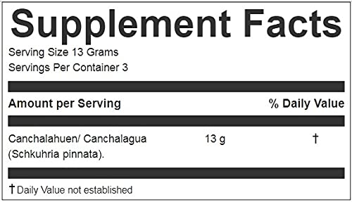 Hanan Peruvian Secrets Canchalahuen Herbal Tea | 100% Natural Canchalahuen | 1.41oz / 40g | Naturally Depurative Aid | Promotes Clear Skin