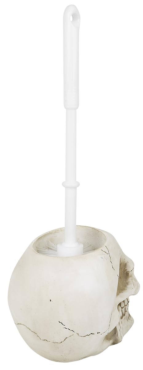 Nemesis Now Brush with Death Toilet Brush 16cm Ivory