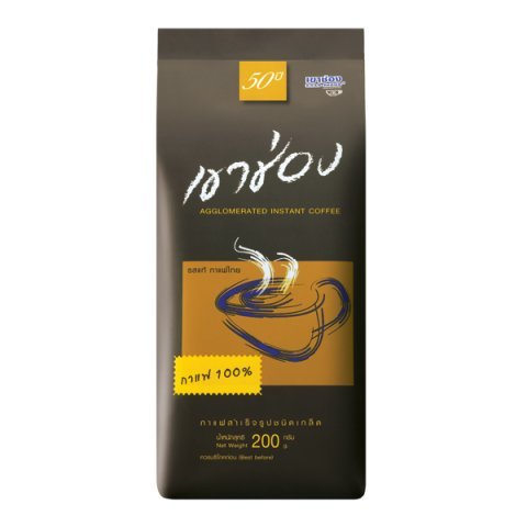 KHAO SHONG, Thai Agglomerated Instant Coffee, Size 200g X 3 Packs made in Thailand
