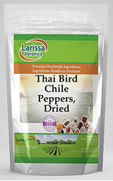 Thai Bird Chile Peppers, Dried (4 oz, ZIN: 526734) - 2 Pack
