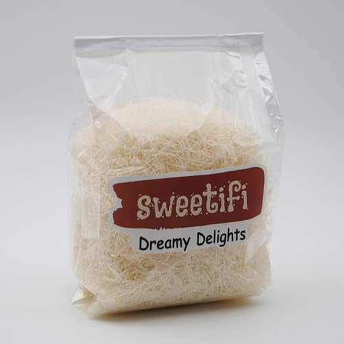 Sweetifi Gluten-Free Kataifi Pastry, Dried & Chopped Shredded Phyllo Dough for Middle Eastern Desserts, Kunafa & Rolls, Crafted for Sweet & Savory