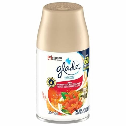 Glade Red Honeysuckle Nectar Automatic Spray Refill 6.2oz, 4pk