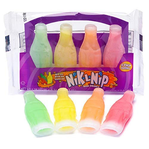 Nik-L-Nip Mini Drinks Candy, 1.39 Ounce, Pack of 3