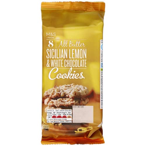 Marks and Spencer All Butter Lemon & White Choc Cookies 200g