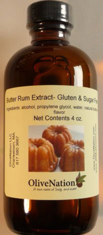 Butter Rum Flavor - Buttered Rum Extract for Baking - Beverages - Sauces - Non-GMO - Gluten Free - Kosher - Vegan - 16 ounces