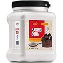 Roots Circle Baking Soda Bulk | 1 x 35.2oz Large Airtight Container | Pure Sodium Bicarbonate for Cooking, Baking, Cleaning, Laundry, Deodorizing