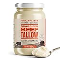 Forward Farms Grass-Fed Beef Tallow for Cooking 11 oz |100% Pure Cooking Fat | Sauteing, Deep Frying, Searing, Baking |Gluten-Free & Dairy-Free |