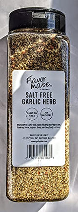 Gel Spice Flavor Mate Garlic Herb Seasoning, Salt Free Blend, 16 Oz.