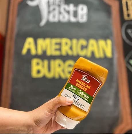 Mrs Taste Sugar Free American Burger, Zero Calories, Zero Sodium, Zero Sugar, High Fiber, Keto Friendly, Paleo Friendly, Condiments and Sauces (11 oz