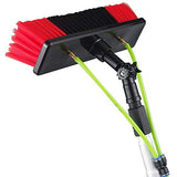 Techtongda Window Cleaning Poles Water Fed Brush 8m Poles Easy to Install