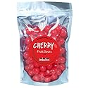 ACC All City Candy Fruit Sours Candy Balls Cherry - 1 Lb Bulk Bag - Approximately 100 Pieces - Kosher Certified Candy