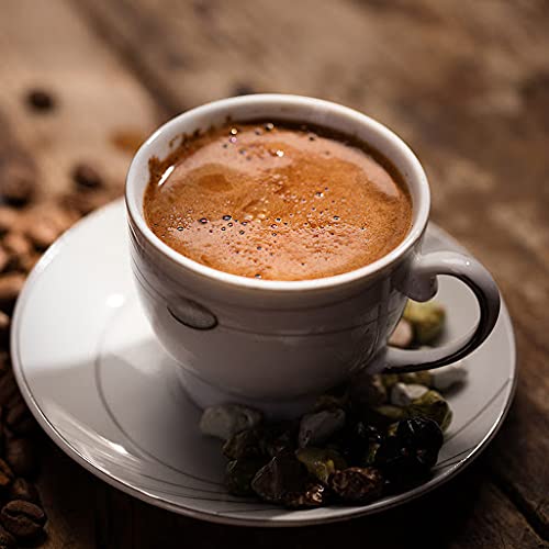 Saray Dibek Turkish Dibek Coffee, 7 Oz (200 Gr), Eight Flavors Together, Fresh Roasted, Non-GMO, Halal, GMO Free, Vegan, 1 Serving per 7 Fl Oz