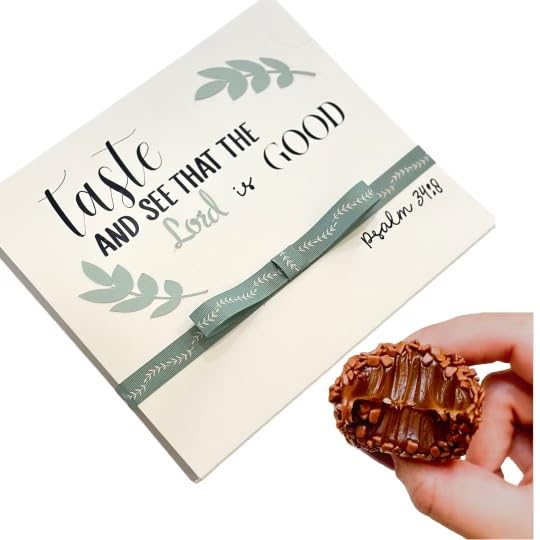 "Taste and See" Psalms 34:8 - Bible Verses Chocolate Gift Box, Brigadeiro Brazilian Truffles, 30 Units, Assorted flavors - Birthday Gift Baskets by