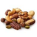 Oh! Nuts Mixed Nuts Roasted Unsalted - 2 lb - Unsalted Mixed Nuts - Cashews, Walnuts, Hazelnuts, Almonds - Fresh Zip-Seal Bag